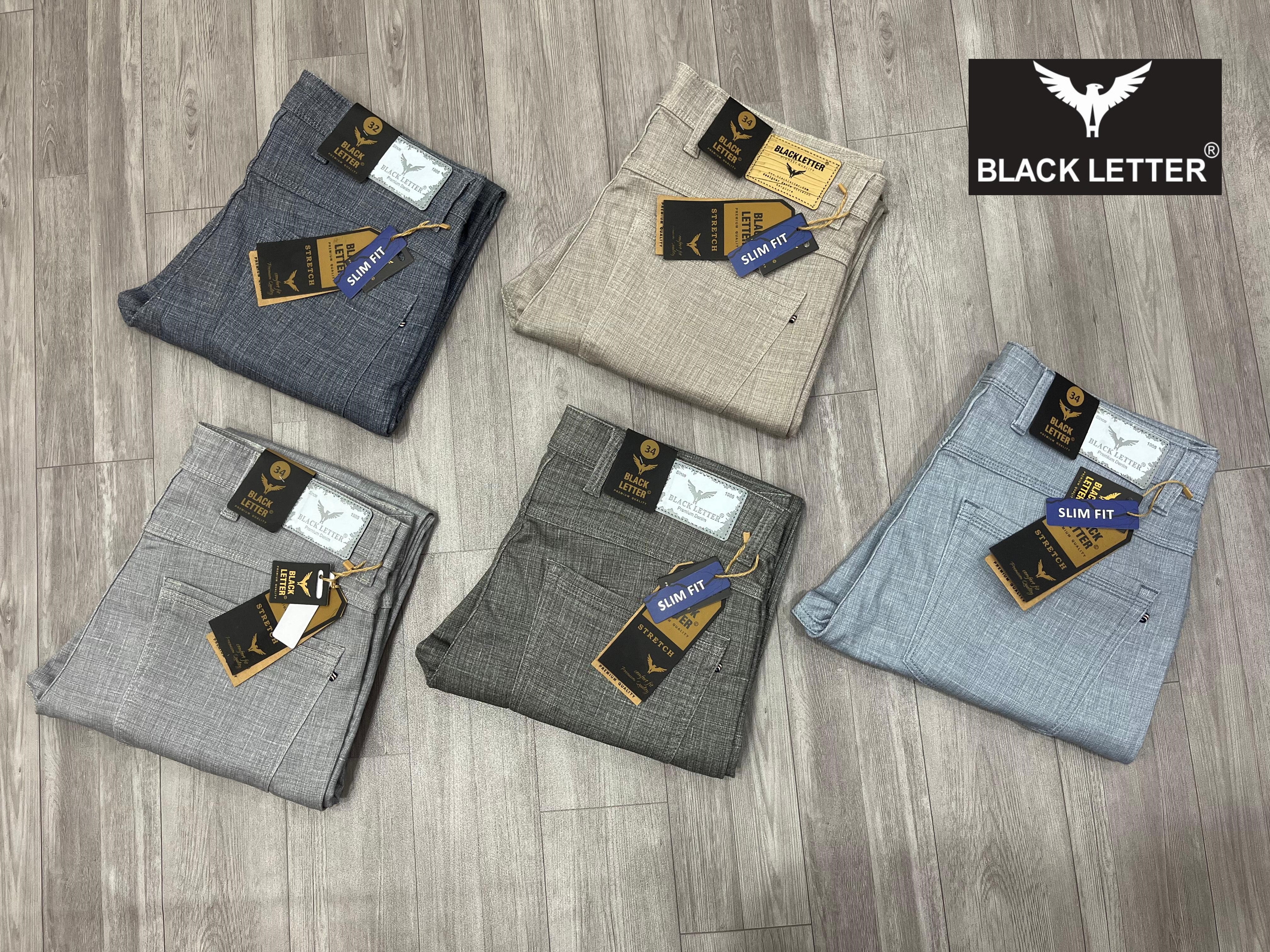 Black Letter Ultra Premium Cotton Pant