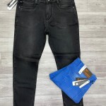 Black Letter Ankle Fit Jeans