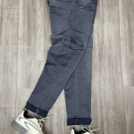 Black Letter Cargo Jeans