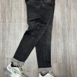 Black Letter Cargo Jeans