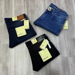 Black Letter Slim Fit Jeans