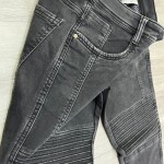 Black Letter Stylish Jeans Pant