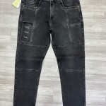 Black Letter Style Jeans