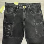 Black Letter Style Jeans