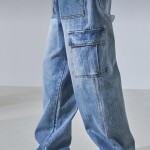 Carbon Plus Baggy Cargo Jeans Pant