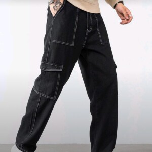 Carbon Plus Baggy Cargo Jeans Pant