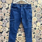 Duster Blue Cargo Jogger Jeans