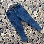 Duster Blue Cargo Jogger Jeans