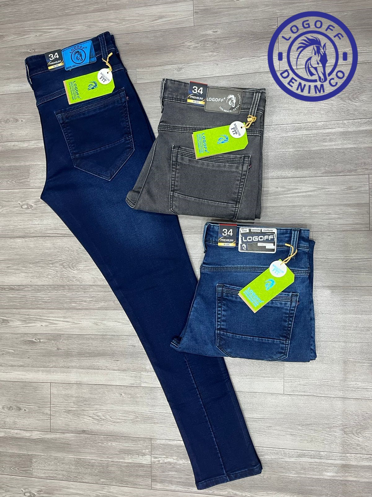 Buy Lyush Women Blue Denim Colour Block Balloon Fit Jeans Online at Best  Price | Distacart