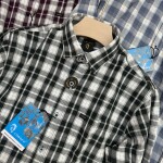 Logoff oxford checked shirt