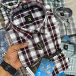 Logoff oxford checked shirt