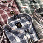 Logoff oxford checked shirt