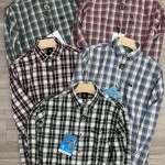 Logoff oxford checked shirt