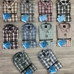 Logoff oxford checked shirt