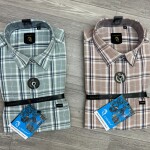 Logoff oxford checked shirt