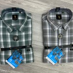 Logoff oxford checked shirt