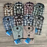 Logoff oxford checked shirt