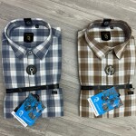 Logoff oxford checked shirt