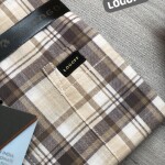 Logoff linen Checked Shirt