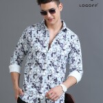 Logoff Printed  Shirt