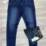 Wood Machine Ankle Fit Big Size Jeans