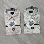logoff premium cotton printed shirt