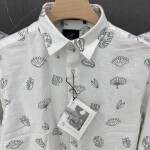 logoff premium cotton printed shirt