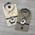 logoff embroidery linen shirt