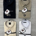 logoff embroidery linen shirt