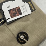 logoff embroidery linen shirt