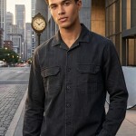 logoff sulpher double pocket shirt