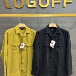 logoff sulpher double pocket shirt
