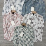 logoff cotton printed shirt