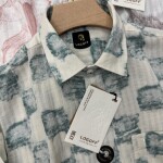 logoff cotton printed shirt