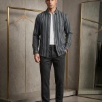 logoff premium cotton printed shirt