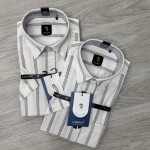 logoff linen stripes shirt