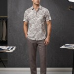 Logoff Half Sleeve printed Shirt