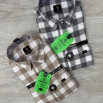 logoff cotton oxford stripes shirt