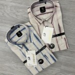logoff linen printed shirt