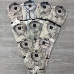 logoff linen printed shirt