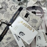 logoff linen printed shirt