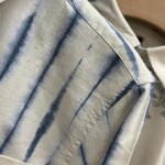 logoff linen printed shirt