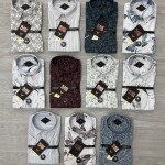 black letter half sleeve big size linen printed shirt