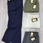 black letter cargo cotton pant