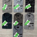 logoff cotton oxford checks shirt