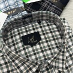 logoff cotton oxford checks shirt