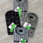logoff cotton oxford checks shirt