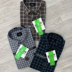 logoff cotton oxford checks shirt