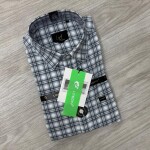 logoff cotton oxford checks shirt