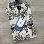 logoff half sleeve cotton printed shirt